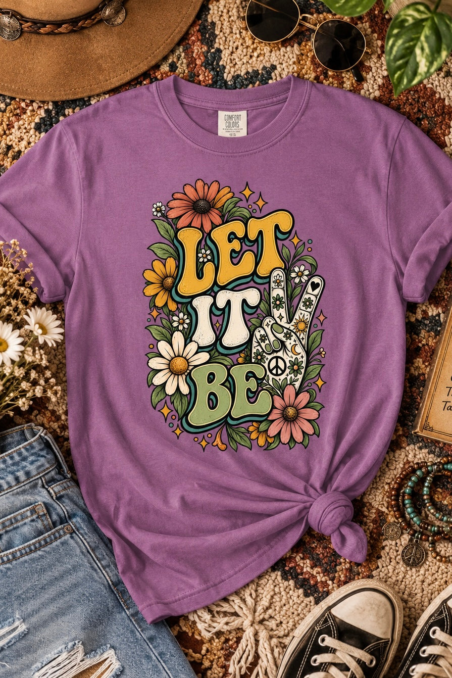 SGV LET IT BE GRAPHIC TEE - COMFORT COLORS