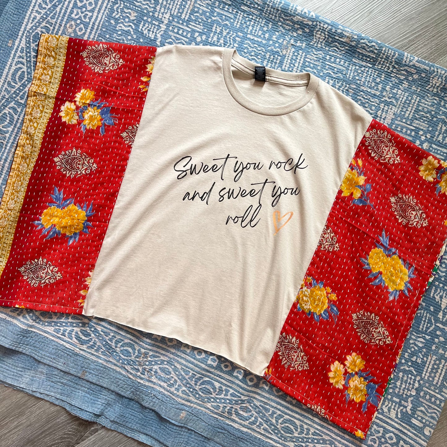 DMB Kantha Tee S-XL CROP TOP