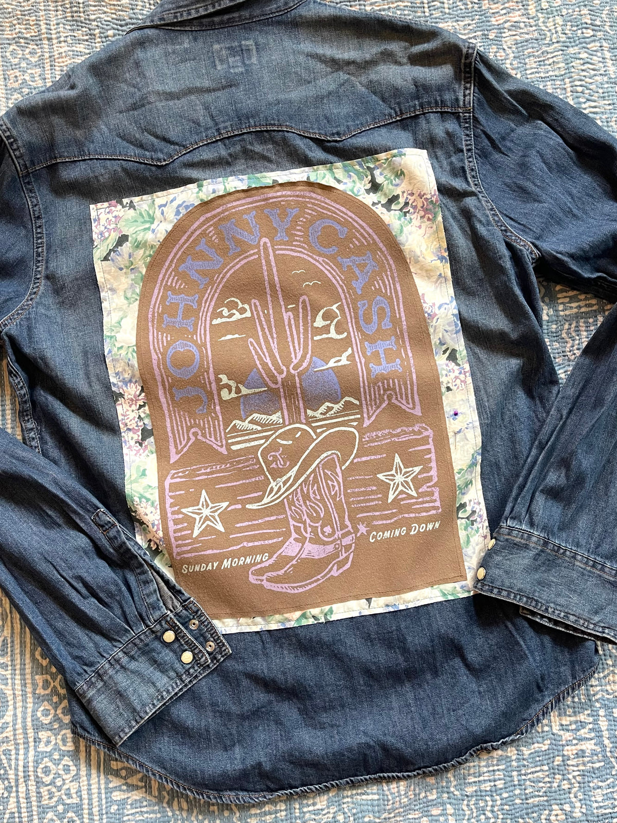 Johnny Cash Denim Top L