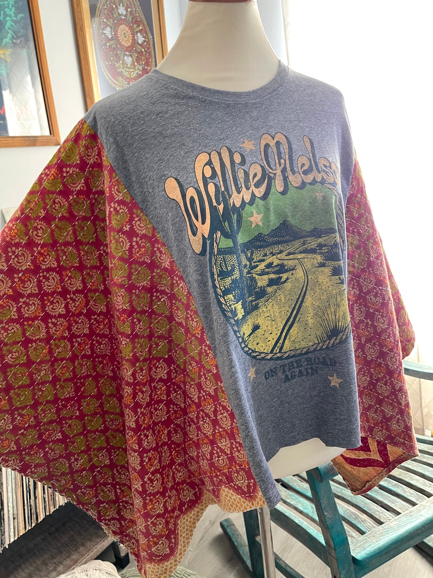 Willie Nelson OS longer sleeves