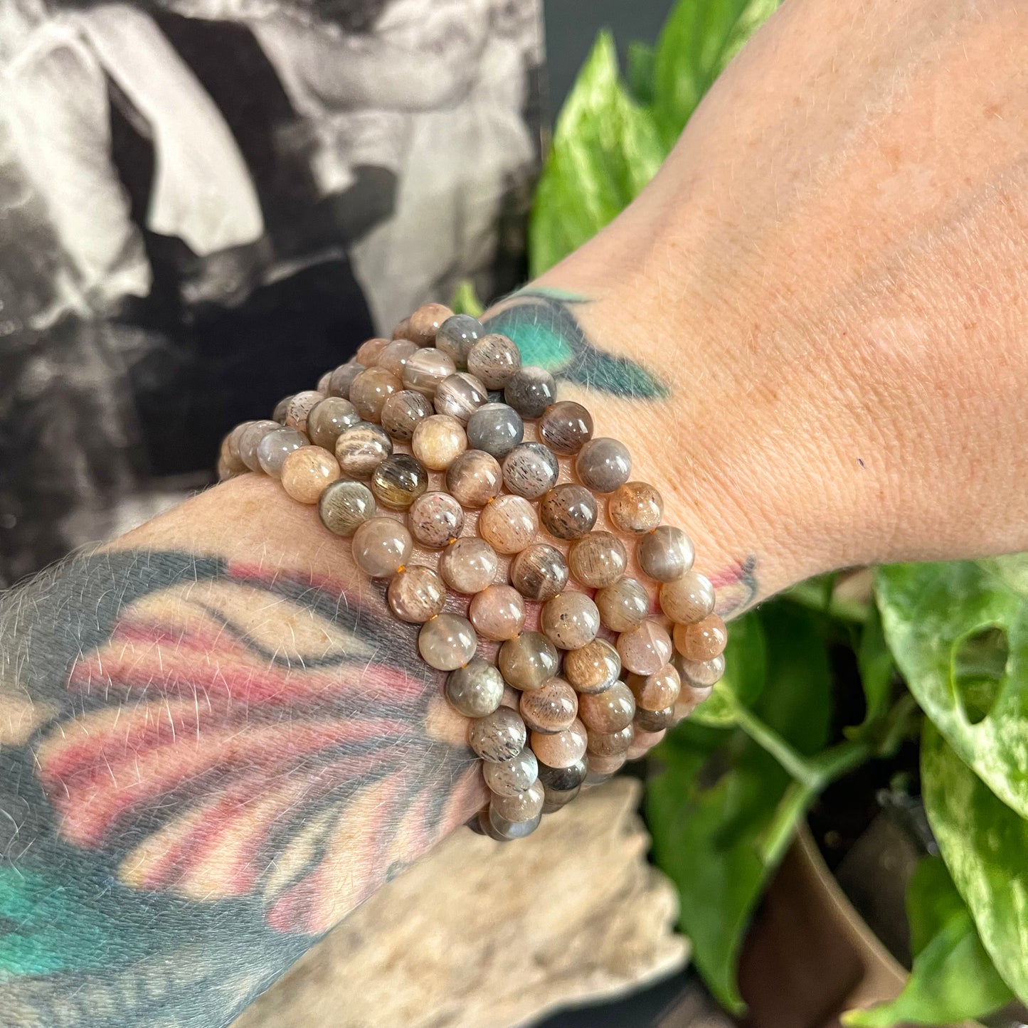 Black Moonstone Bracelet