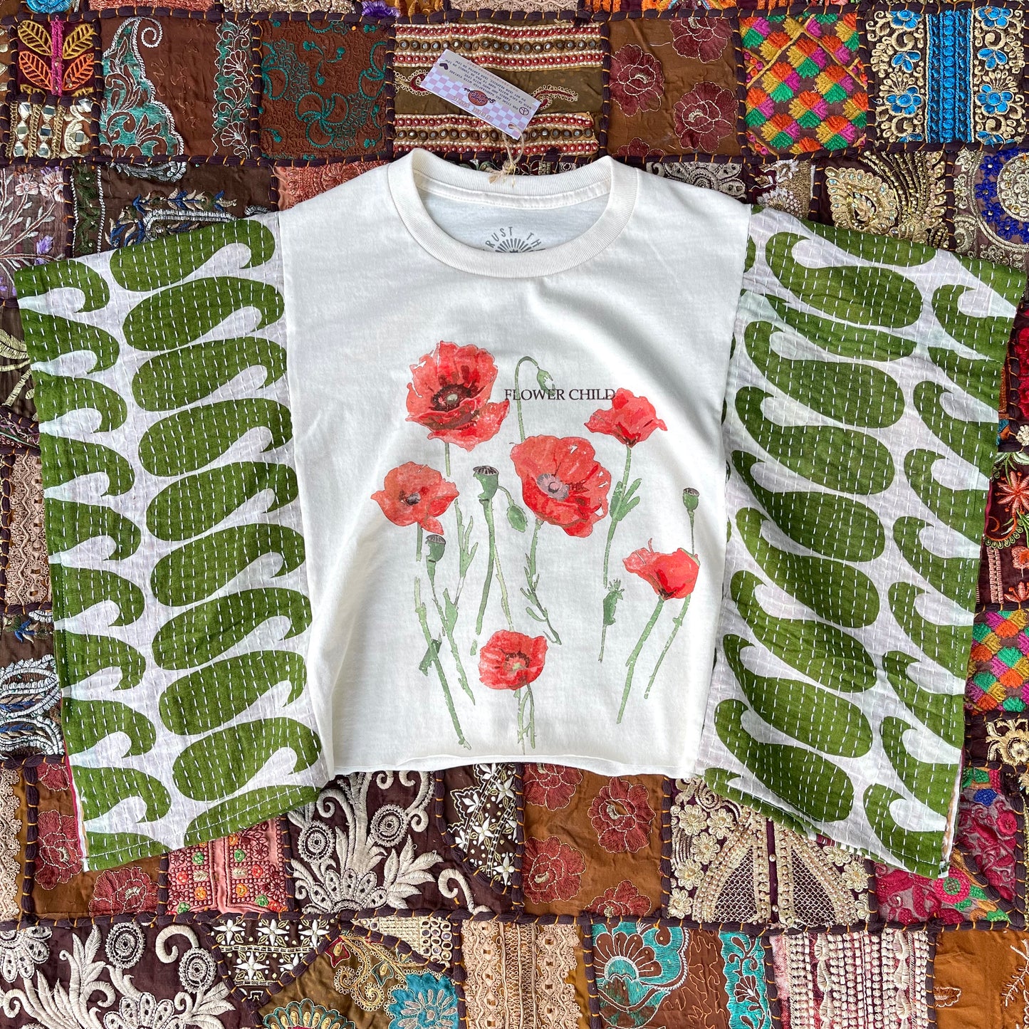 Flower Child CROP TOP S-L