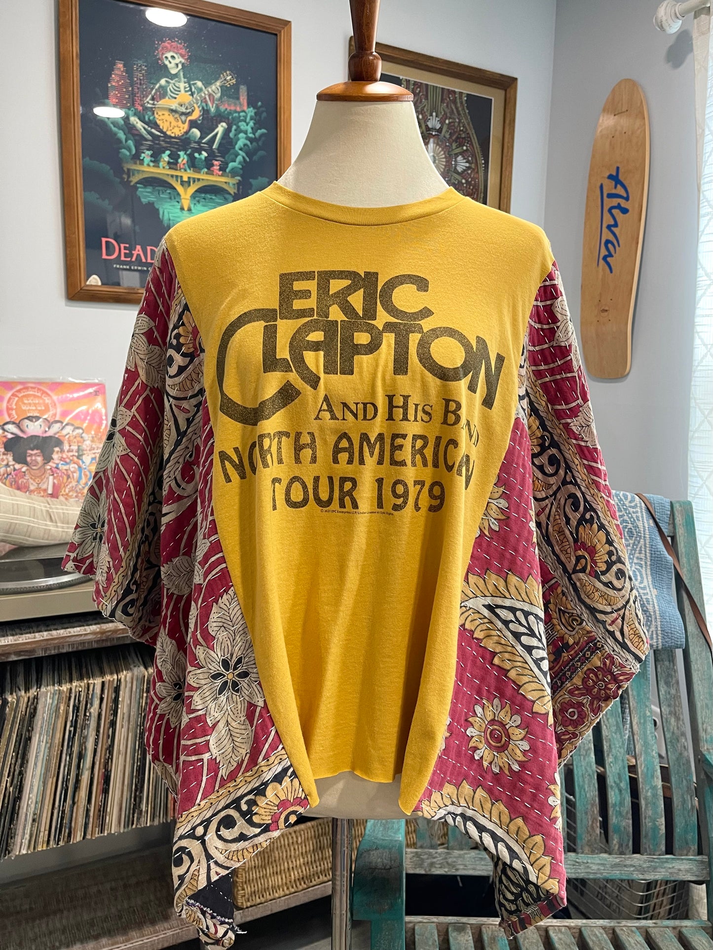 Eric Clapton 3/4 sleeves OS