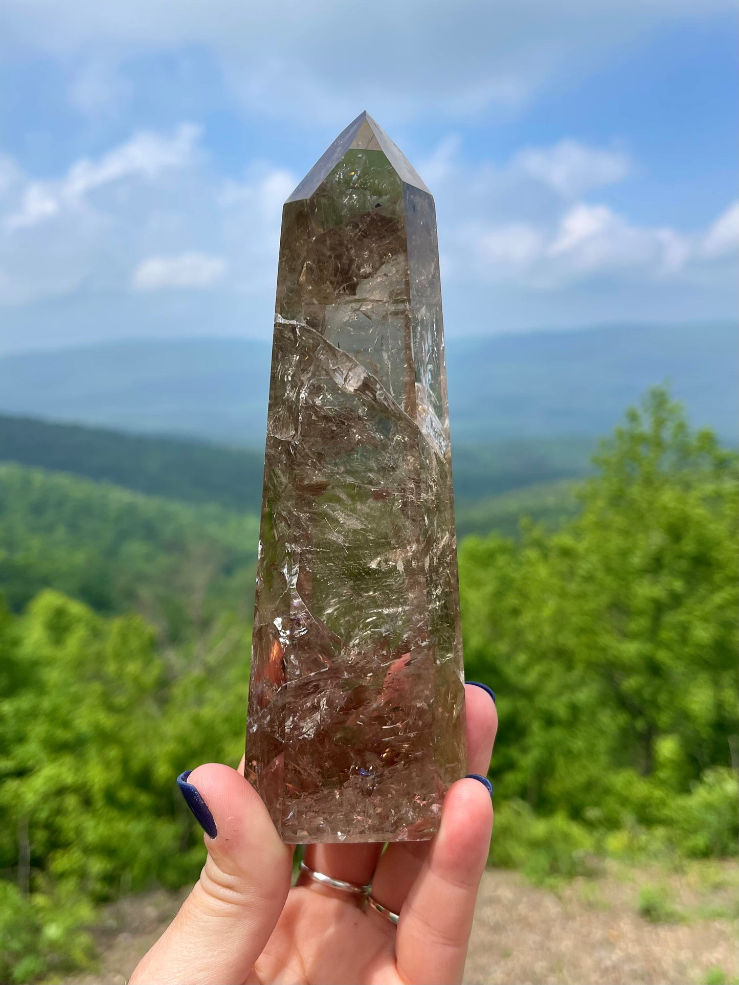 Smoky Quartz tower