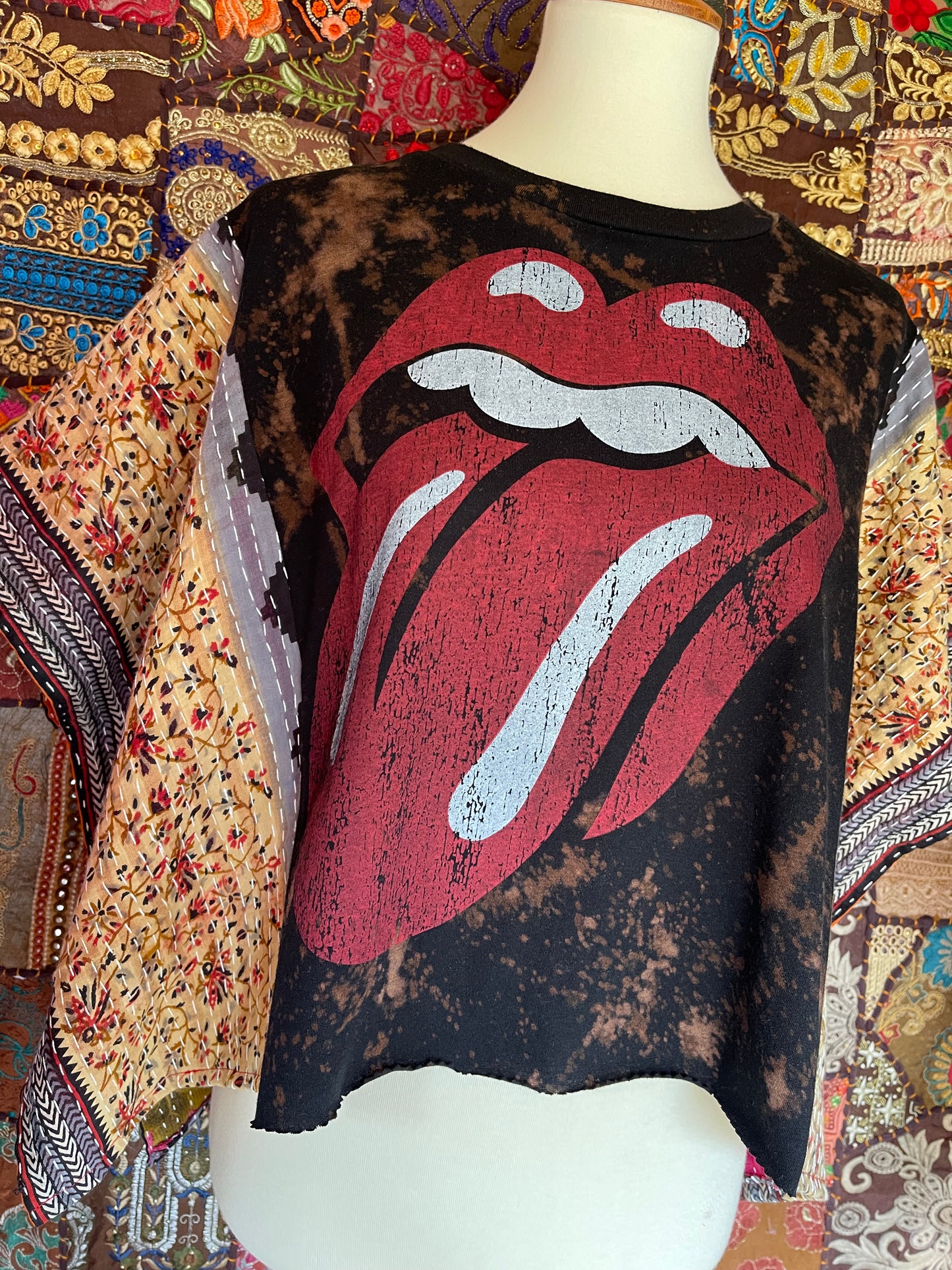 Rolling Stones S-L CROP TOP