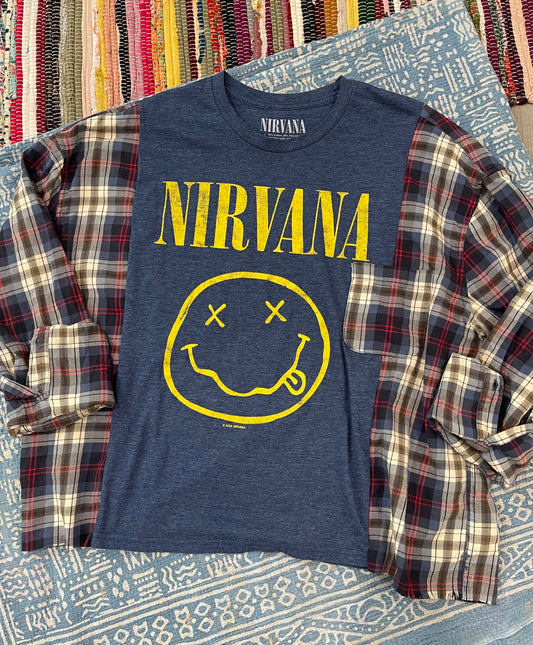 Nirvana Campfire Flannel S-XL