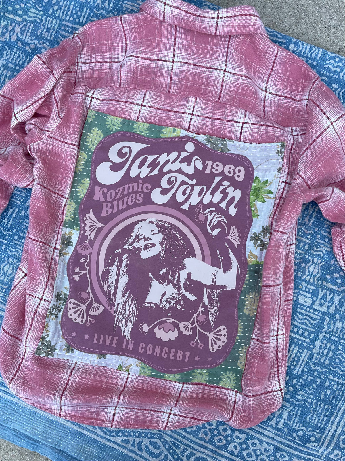 Janis Joplin Flannel M