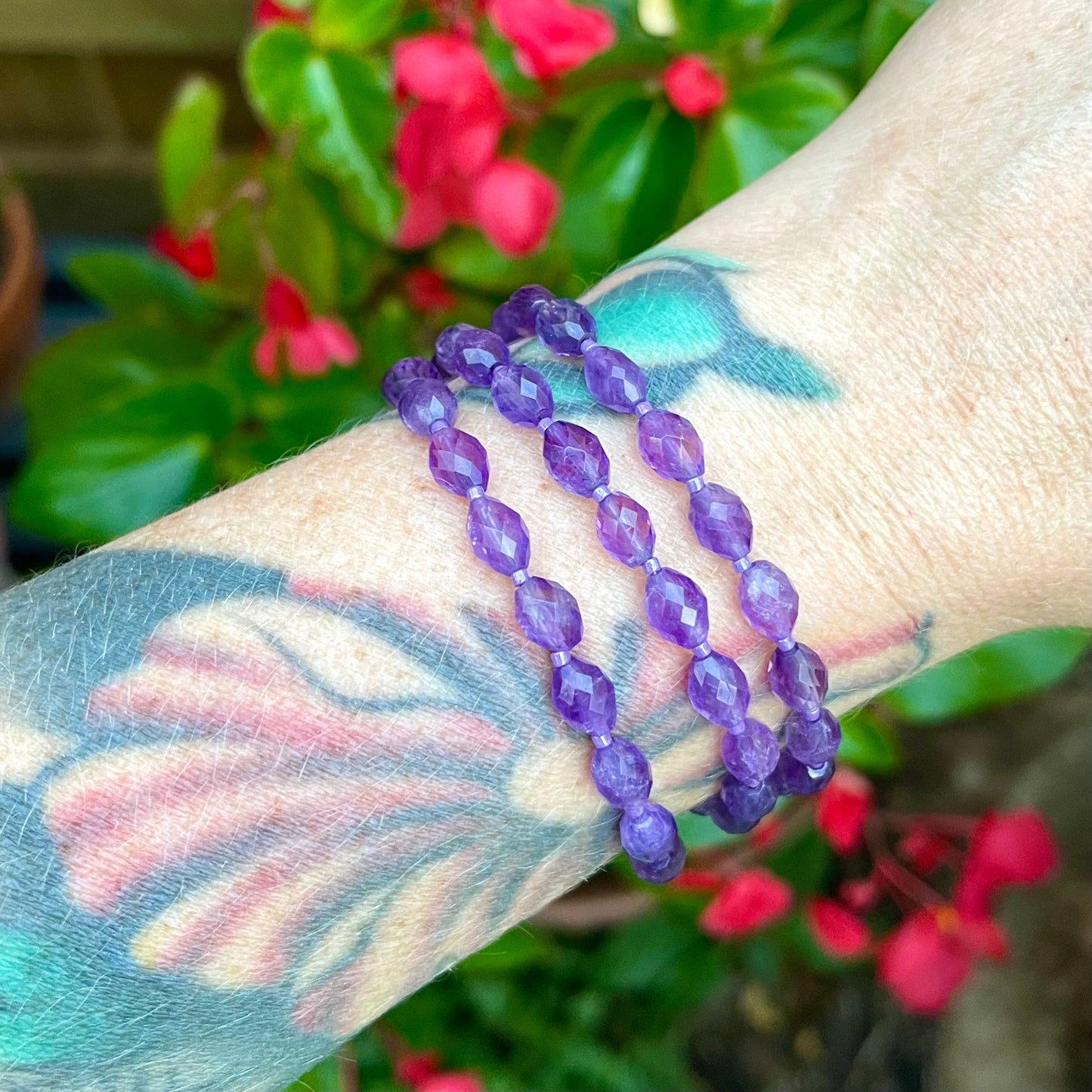 Amethyst Gemstone Bracelet