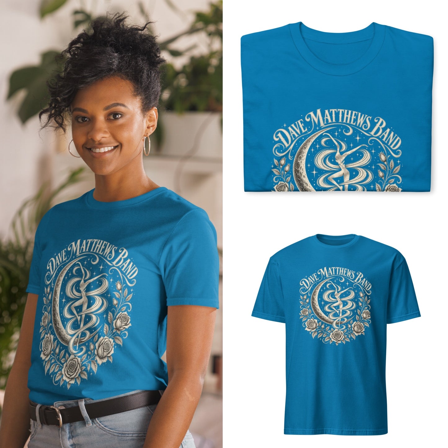 DMB ROSE TEE BLK/WHITE