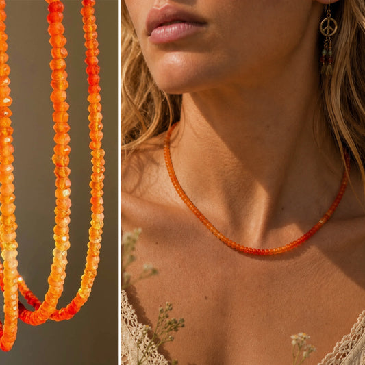 Ombre Carnelian Necklace