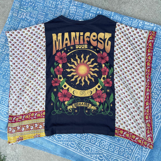 Manifest Your Dreams Kantha Tee S-XL
