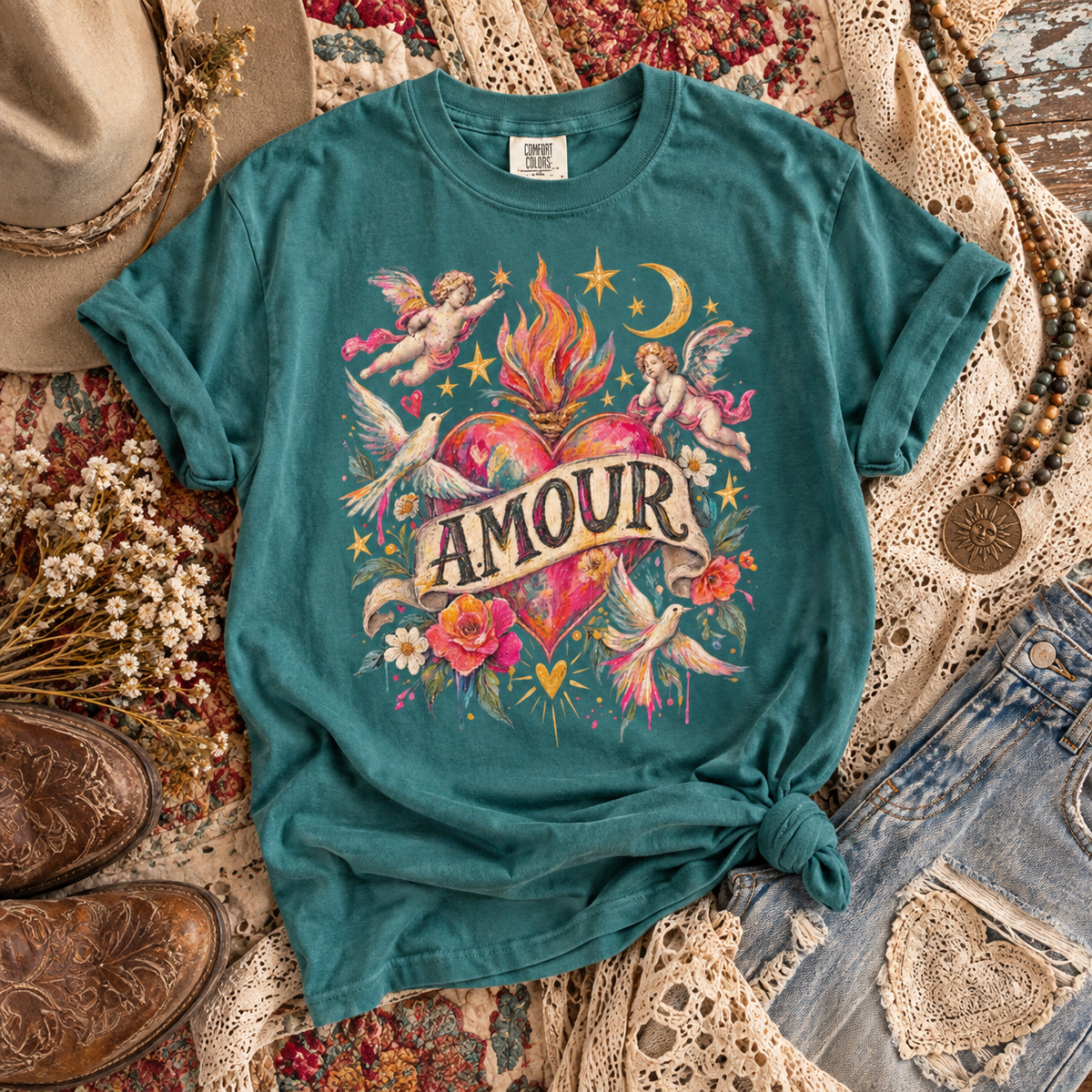 Amour Graphic Tee COMFORT COLORS