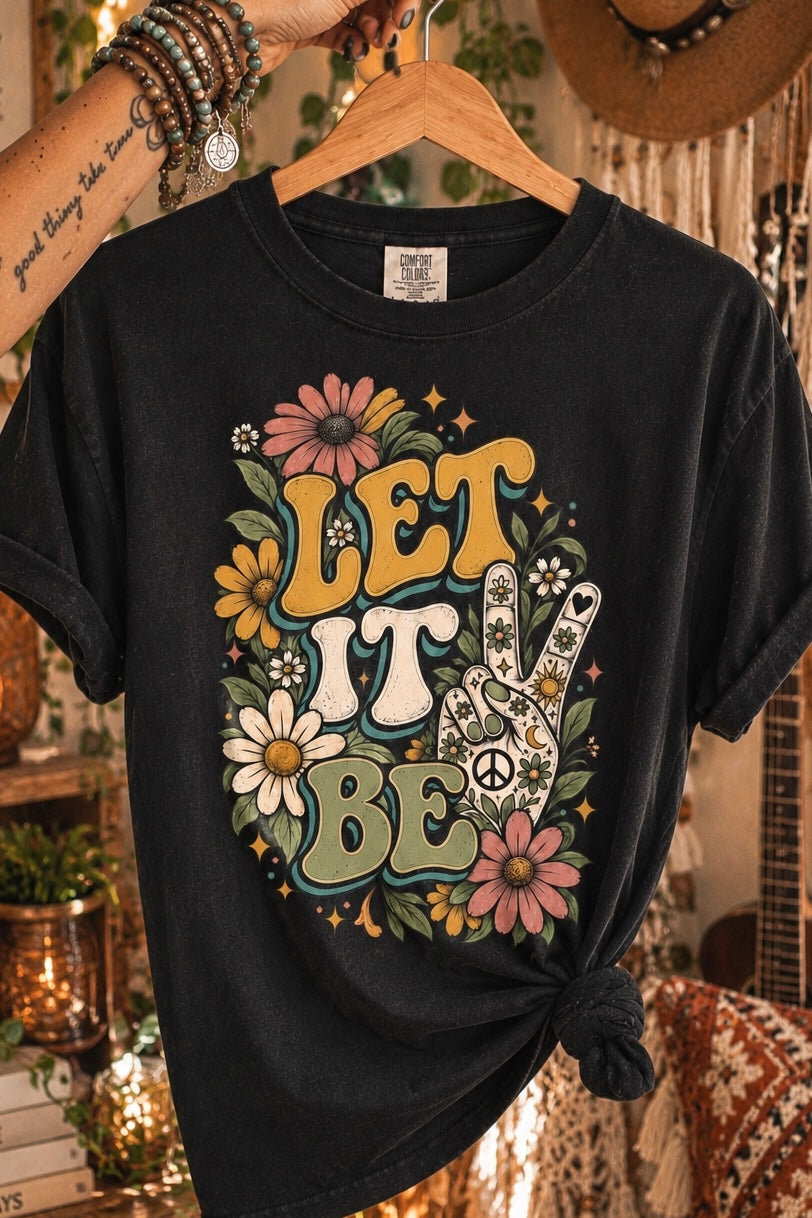 SGV LET IT BE GRAPHIC TEE - COMFORT COLORS