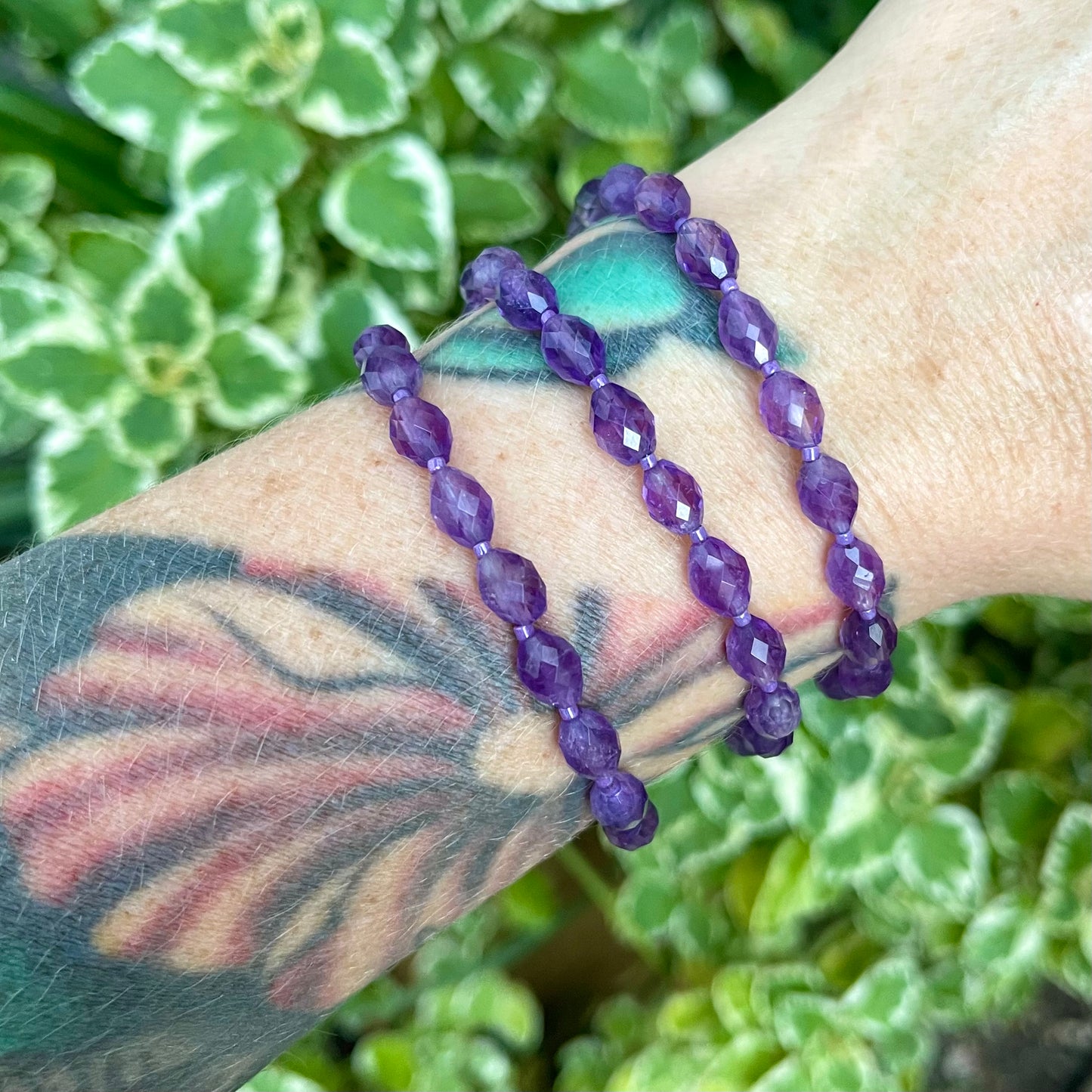 Amethyst Gemstone Bracelet