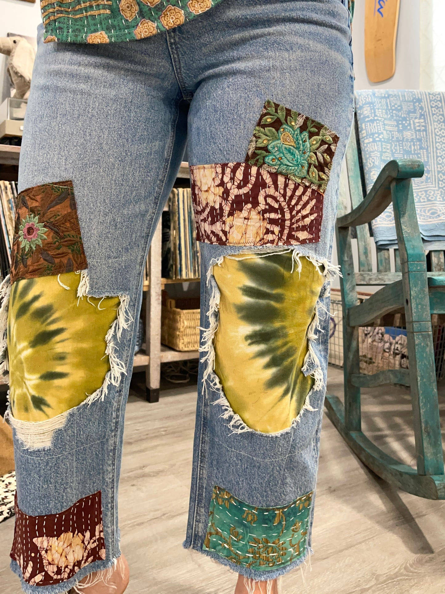 Upcycled Scrap Jeans 8/10