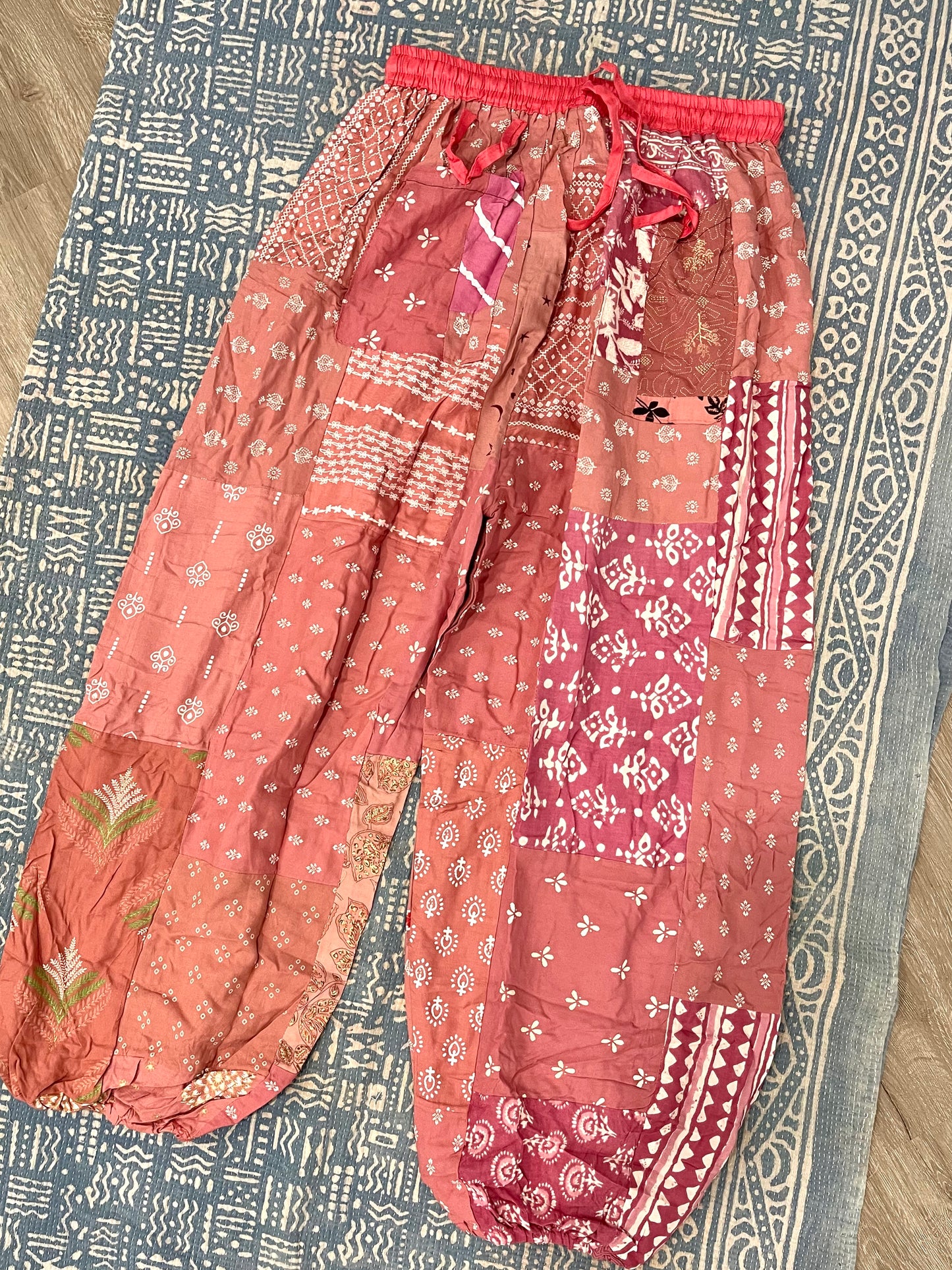 PINK Patchwork Joggers S-XL