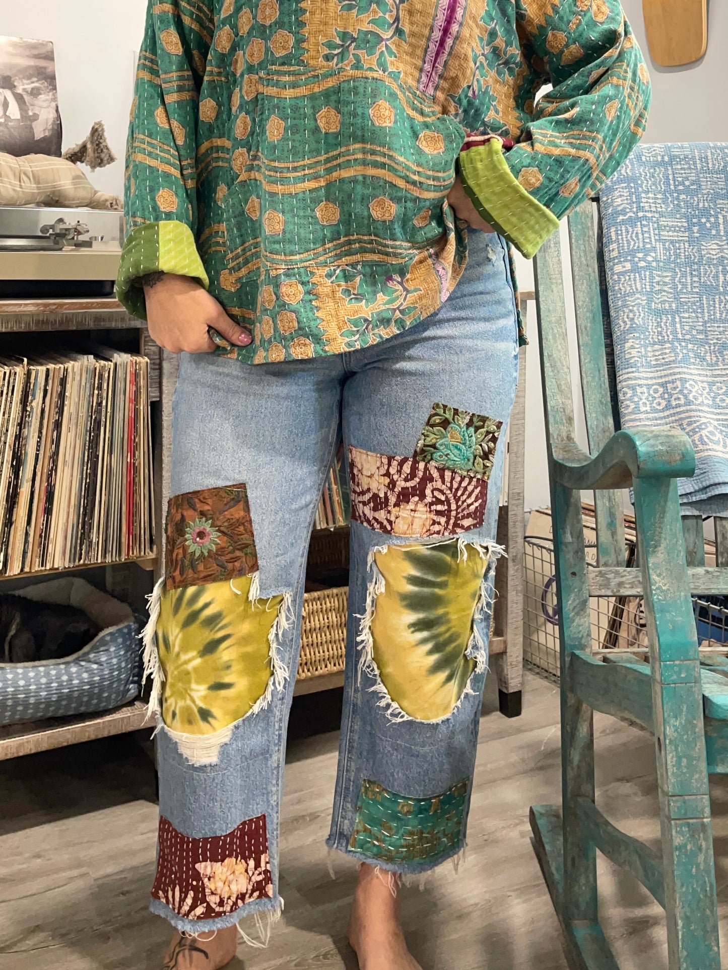 Upcycled Scrap Jeans 8/10