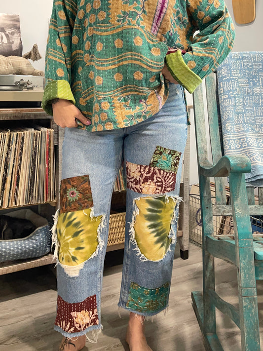Upcycled Scrap Jeans 8/10
