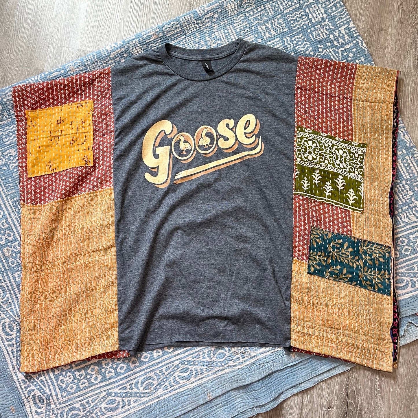 GOOSE Kantha Tee S-2X
