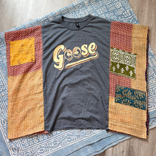 GOOSE Kantha Tee S-2X