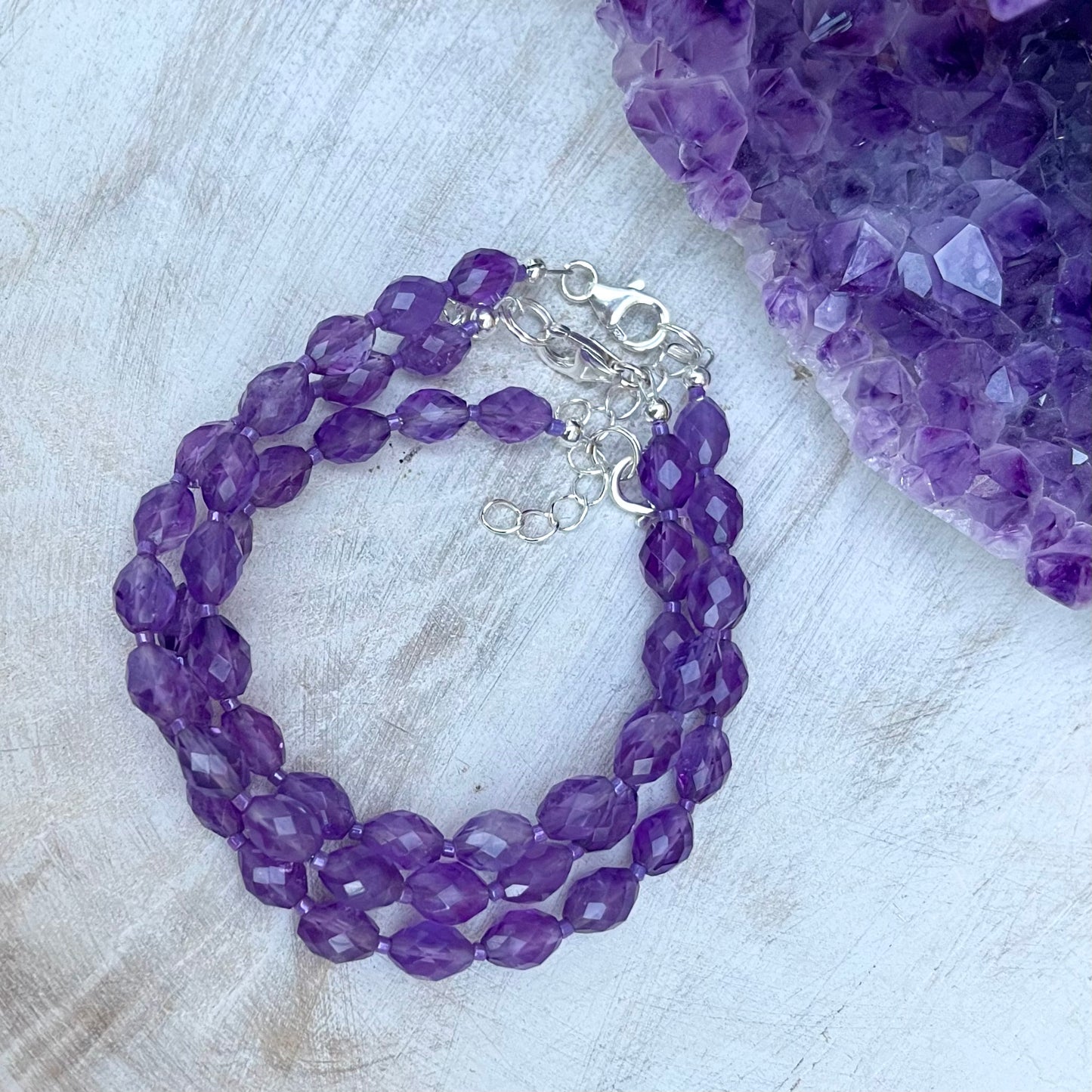Amethyst Gemstone Bracelet