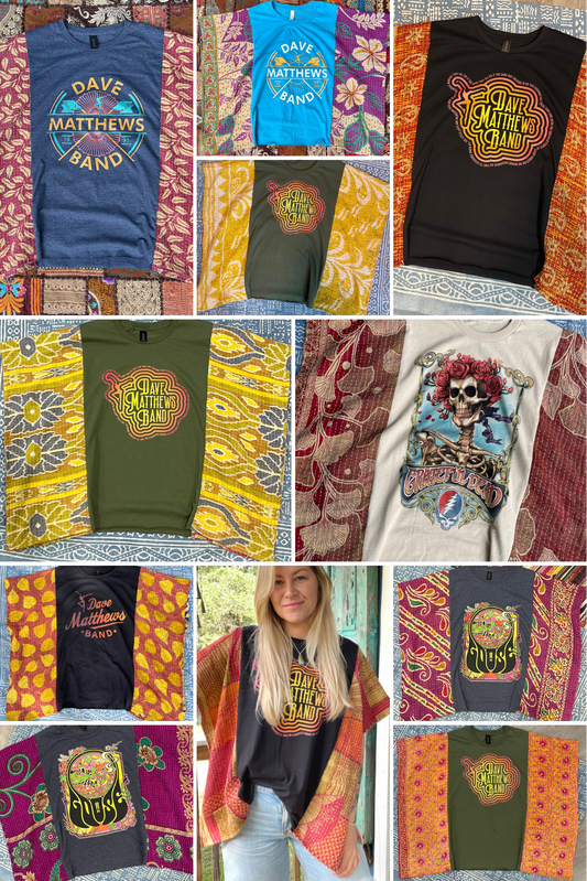 CUSTOM KANTHA TSHIRT EVERYTHING PROVIDED