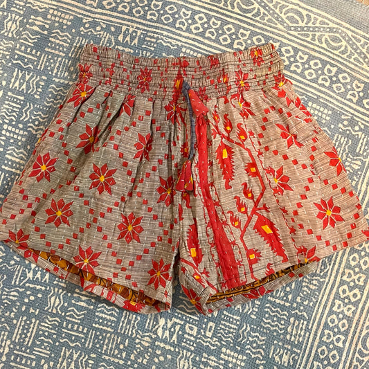 Summer Kantha Shorts S-XL