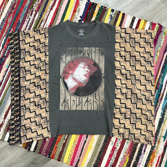 Jimi Hendrix S-XL distressed