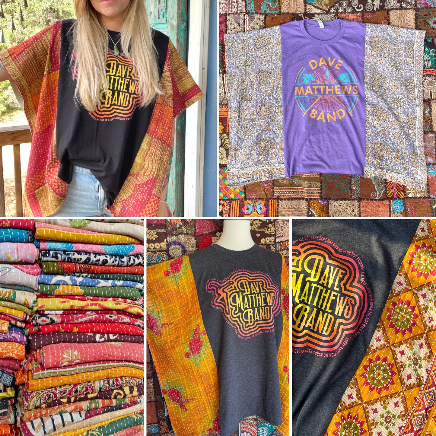 Custom DMB Kantha Tee