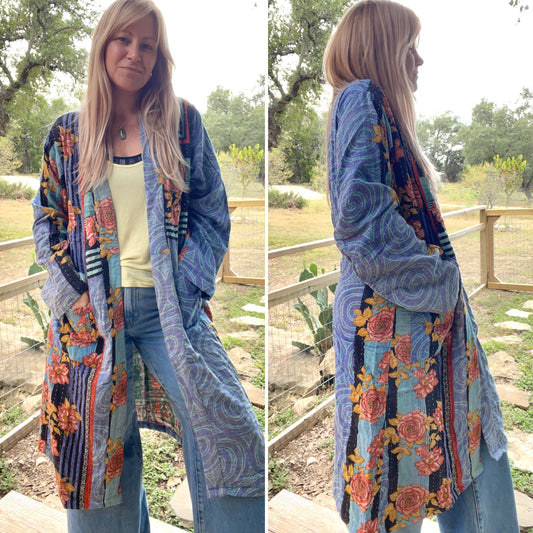 Kantha Lounger Kimono