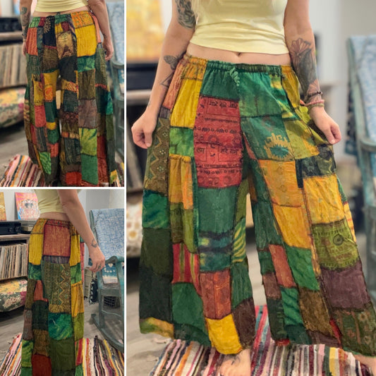 Ezra Patchwork Pants - OOAK S-XL