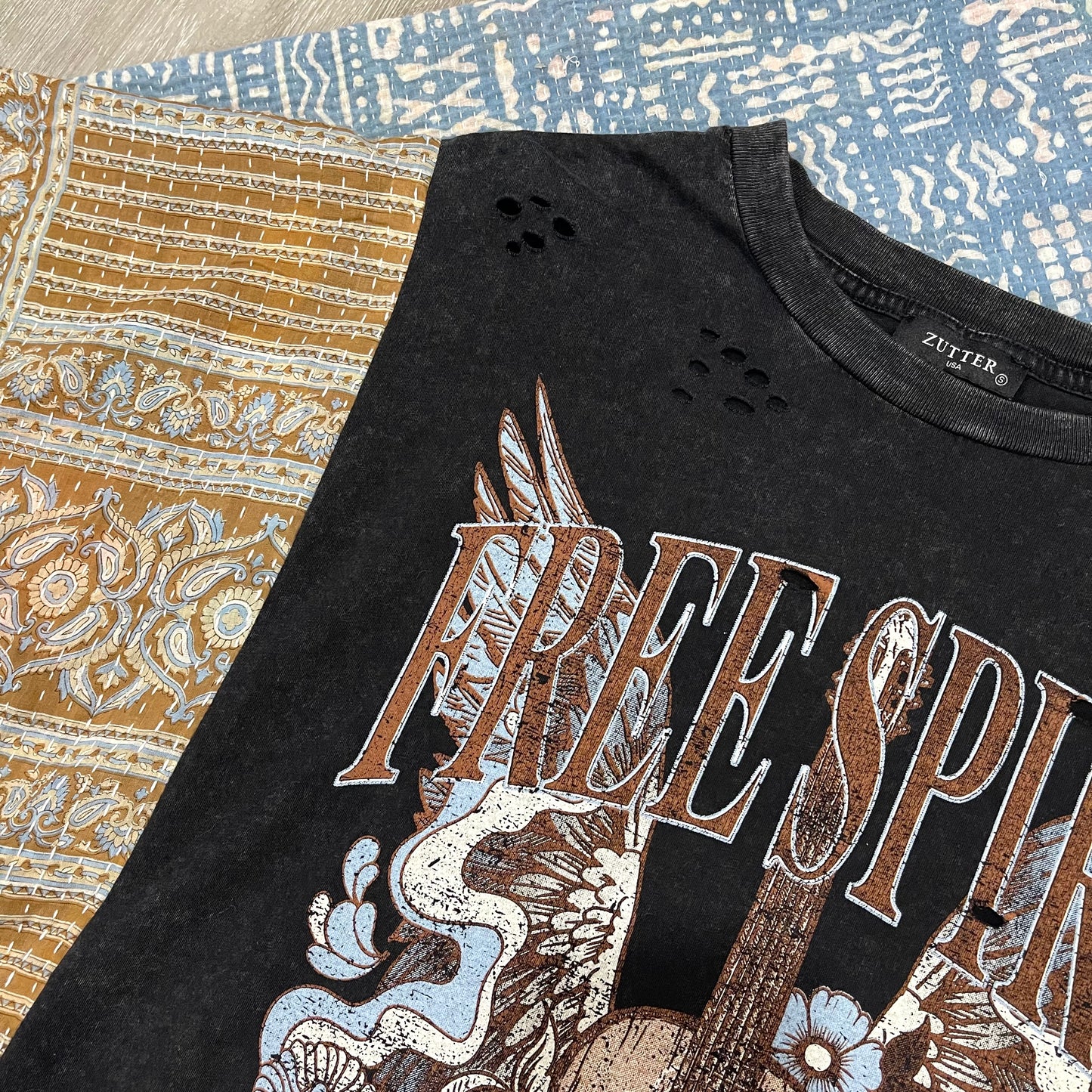 Free Spirit Kantha Tee S-XL