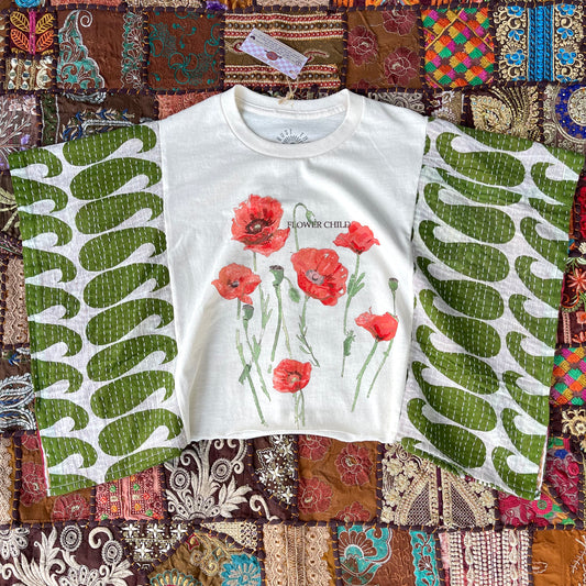 Flower Child CROP TOP S-L