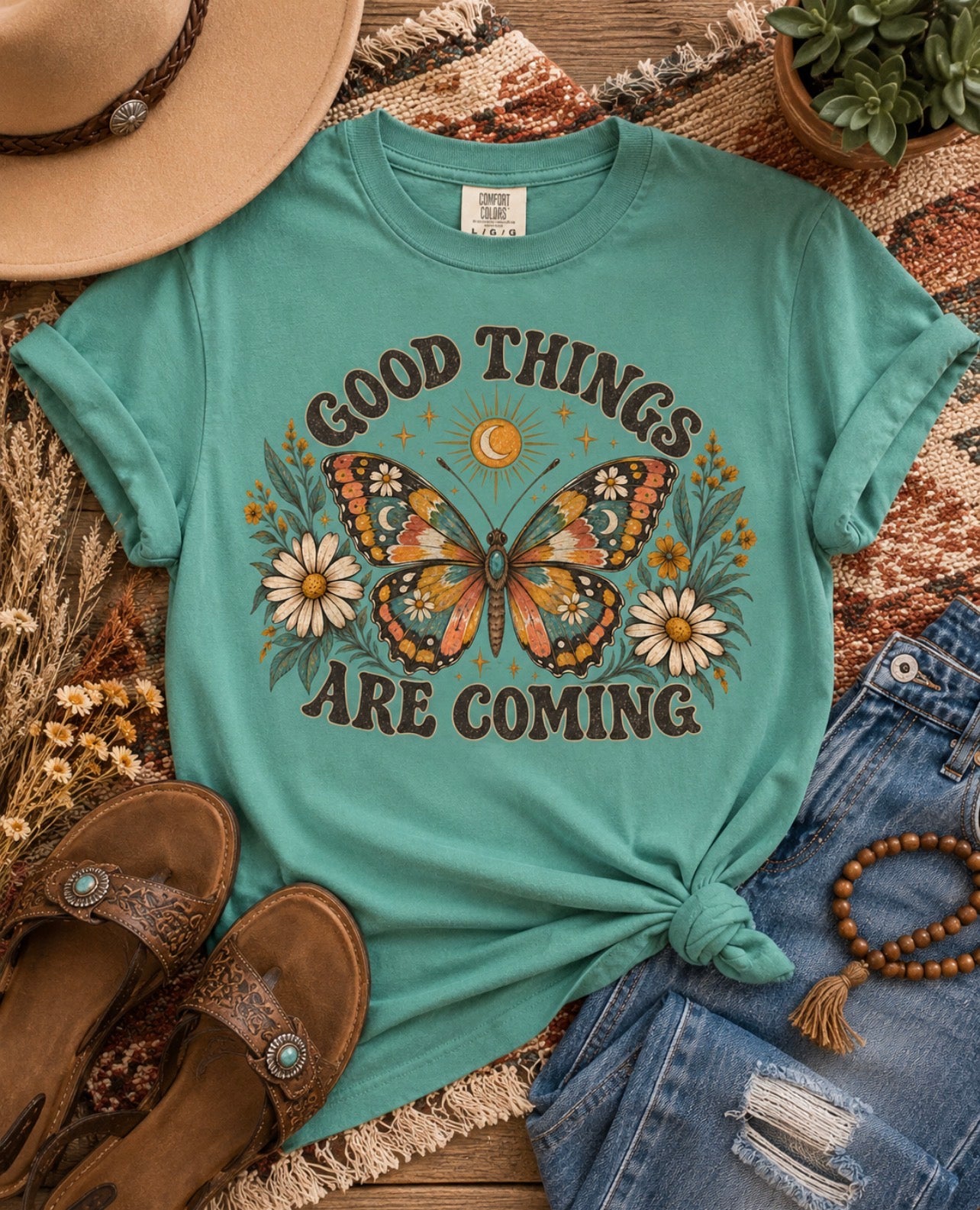 SGV Good Things Are Coming COMFORT COLORS Tee