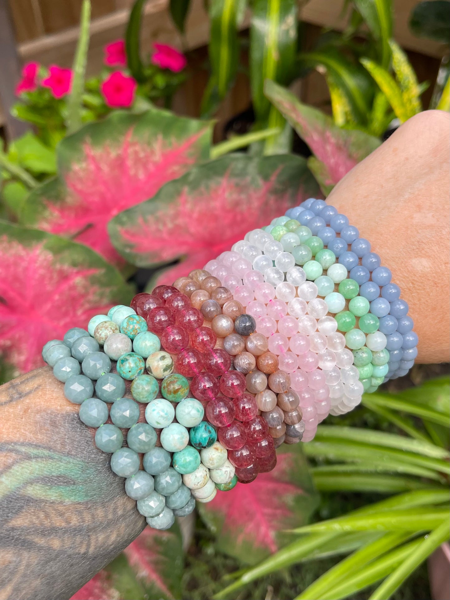 Stretchy Gemstone Bracelet