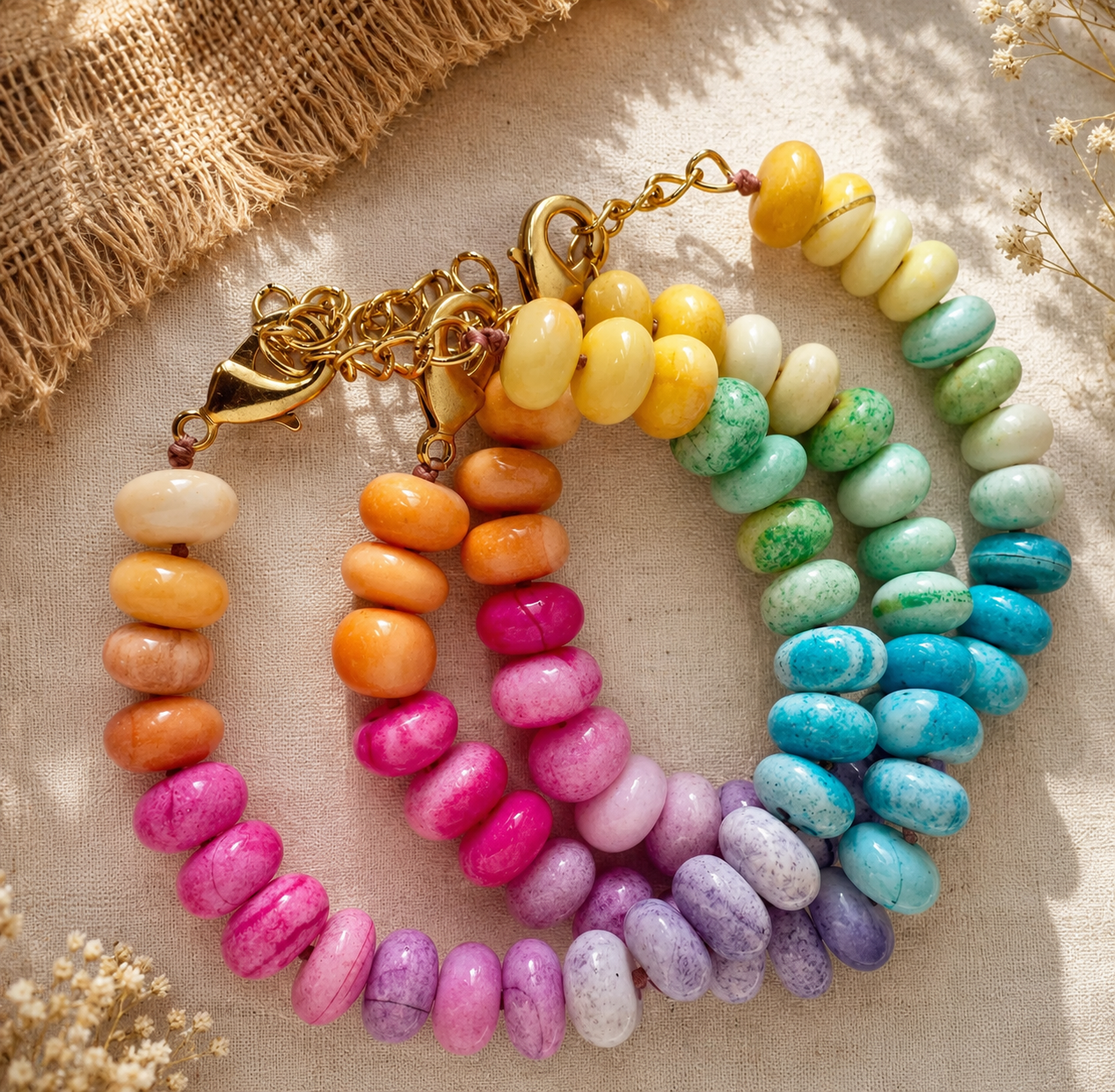 Pastel Rainbow Bracelet