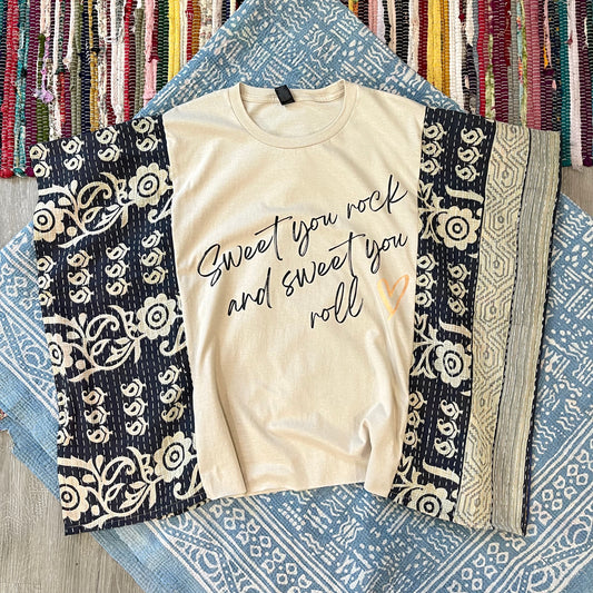 DMB Sweet You Rock Kantha Tee S-XL
