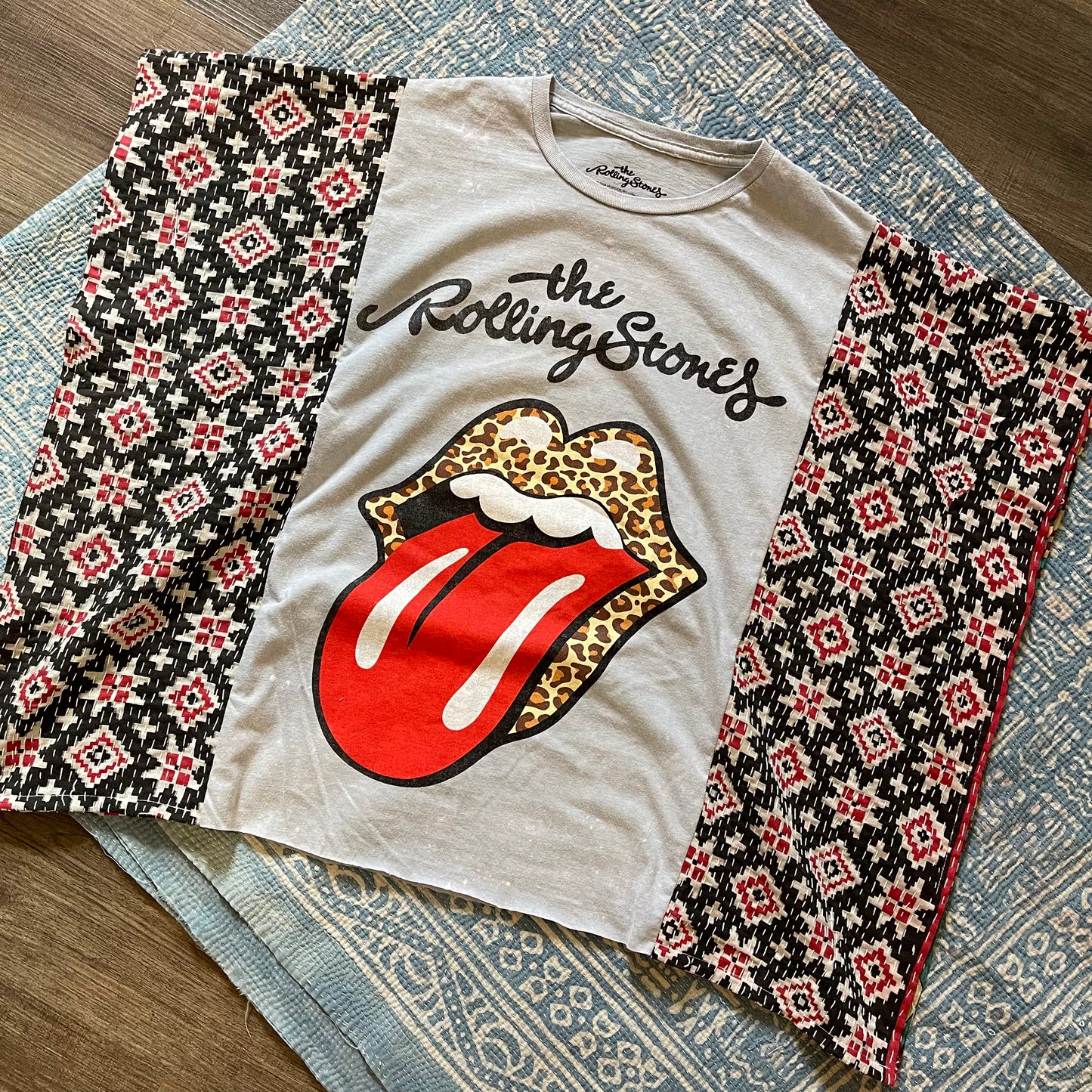 Rolling Stones Kantha Tee S-L