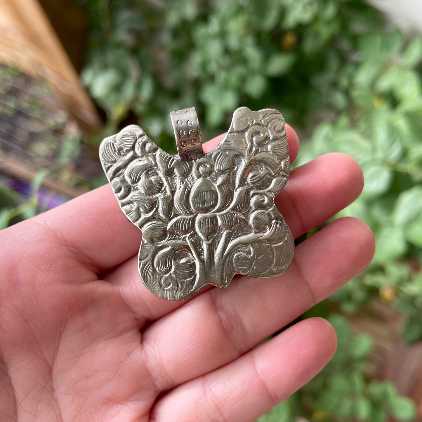 Tibetan Butterfly Pendant