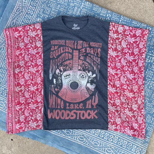 Woodstock Kantha Tee S-XL