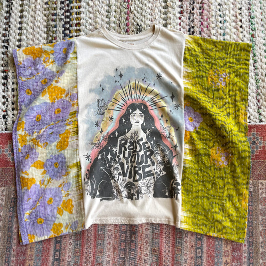 Raise Your Vibe Kantha Tee