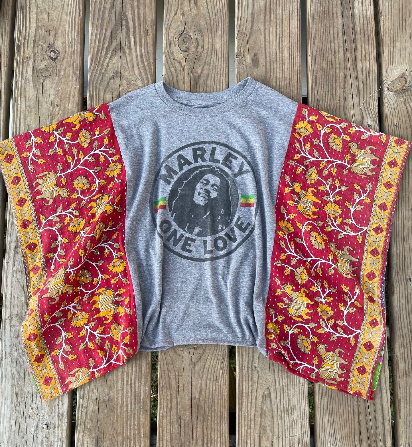 Bob Marley Tee S-L SEMI CROP