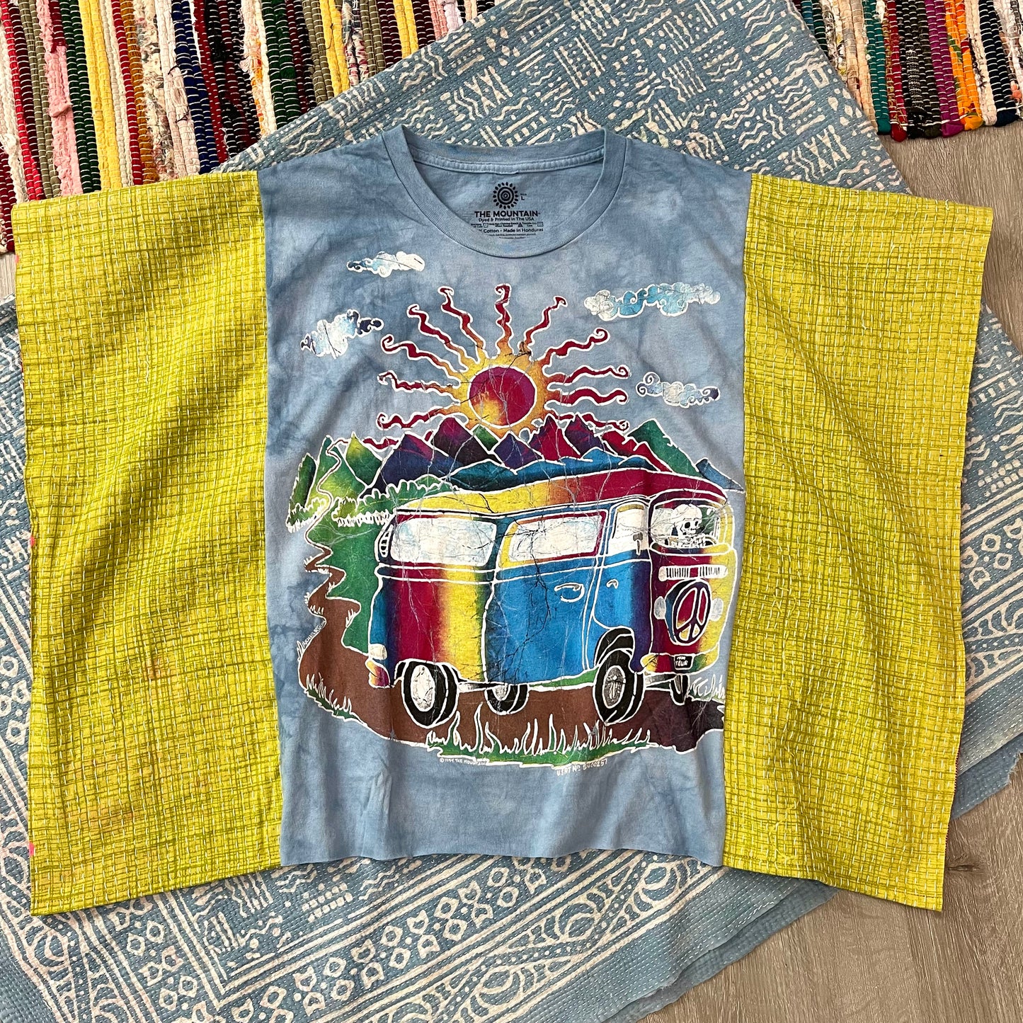 Hippie Bus - Kantha Tee S-3X