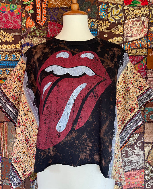 Rolling Stones S-L CROP TOP